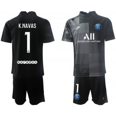 Camisetas Paris Saint Germain PSG Portero Keylor Navas 1 Niños Segunda Equipacion 2021/2022